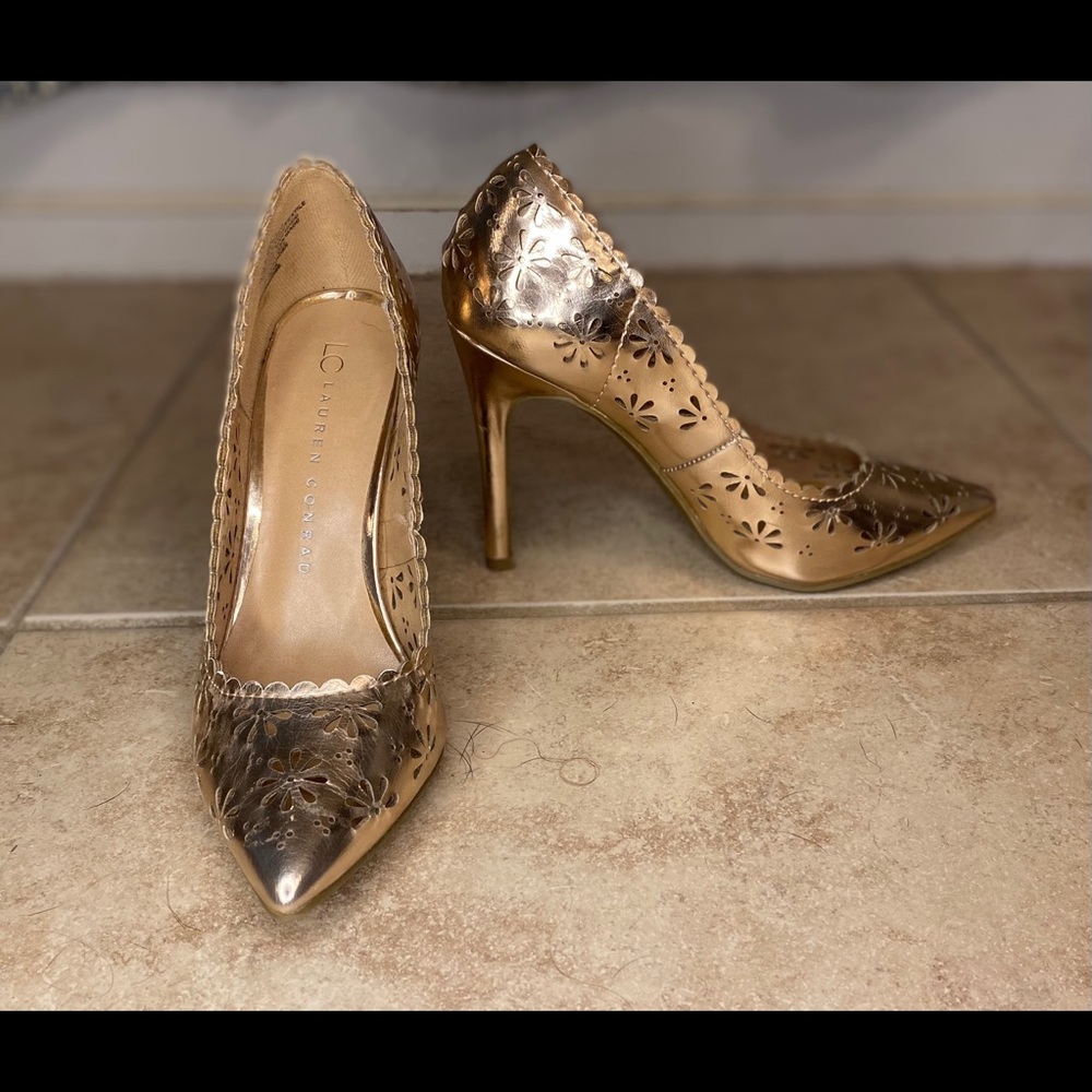 Lauren Conrad Gold Heels